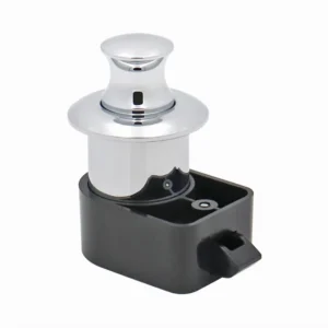 Кругла защіпка-застібка (хром)